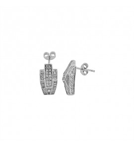 MY iMenso ODM "Cleo" Crystal earrings (925/rhod-plated) - 3240532