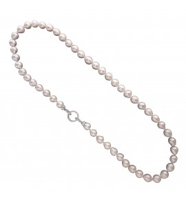 MY iMenso ODM "Baroque FWP 10*12mm" necklace (925/rhod-plated) 60cm - 3240621