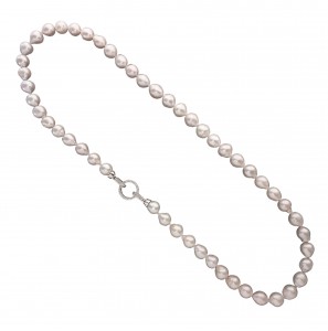 MY iMenso ODM "Baroque FWP 10*12mm" necklace (925/rhod-plated) 60cm - 3240621