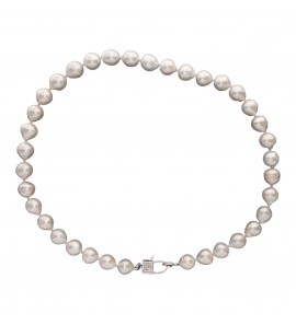 MY iMenso ODM "Baroque FWP 10*12mm" necklace (925/rhod-plated) 45cm - 3240622