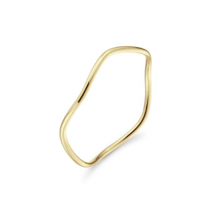 Jackie Wavy ring geel goud - 3240660