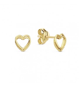 Jackie Twisted hart oorkoppen - 3240662
