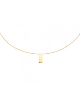 Jackie ENGRAVING BAR NECKLACE - 40/42,5/45CM - 585 - 3240664