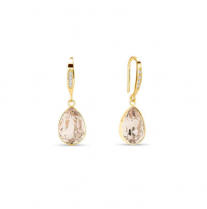Spark Dewdrop Earrings  Light Silk - 3240678