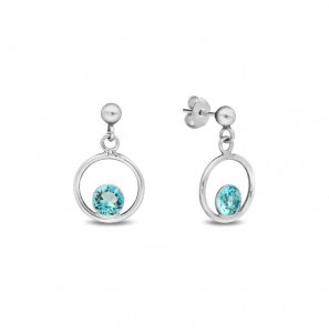 Spark Bug Earrings Light Turquoise - 3240682
