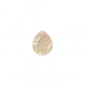 MY iMenso Carezza Goccy single stone "silver abalone" flat 15mm - 3240687