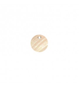 MY iMenso Carezza Round single stone "silver abalone" flat 12mm - 3240688