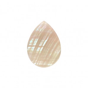 MY iMenso Goccia (25mm) gemstone flat "silver abalone" 25mm - 3240691