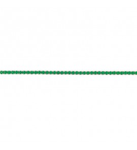 MY iMenso ODM "Tennis emerald 1,5CZ" bracelet (925/rhod-plated) 15+4cm - 3240699