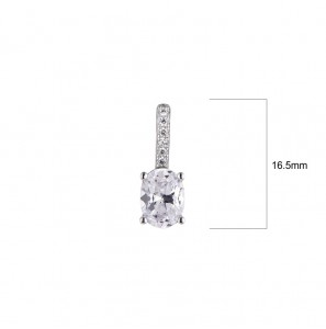 MY iMenso ODM "Elena Crystal CZ" pendant (925/rhod-plated) - 3240712