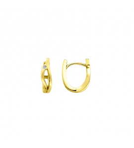 MY iMenso Creoli creol "Deli CZ 14mm" 9251Mgold-ptd) - 3240753