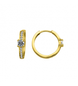 MY iMenso Creoli creol "Presente CZ 20mm" 9251Mgold-ptd) - 3240754