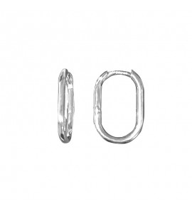 MY iMenso Creoli creol "Ovale CZ 21mm" (925/rhod-plated) - 3240773