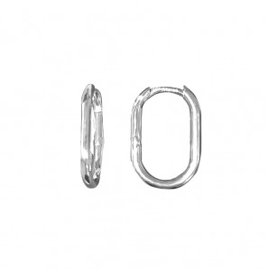 MY iMenso Creoli creol "Ovale CZ 21mm" (925/rhod-plated) - 3240773