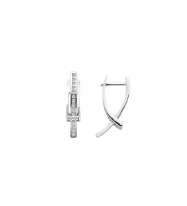 MY iMenso Creoli creol "Cintura CZ 19mm" (925/rhod-plated) - 3240781