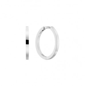 Zilver klap/oorringen 15x1,7 mm - 3240804