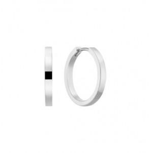 Zilver klap/oorringen 15x2.6 mm - 3240807
