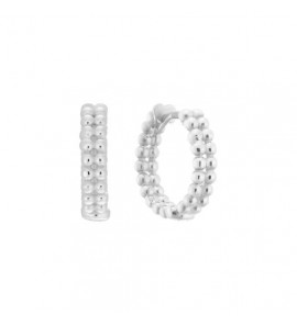 Zilver klap-oorringen 11x3 mm - 3240831