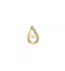 Goud Familiehanger moeder-kind 2 CZ 585 - 3240840