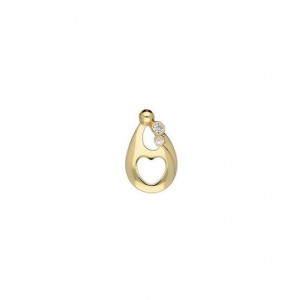Goud Familiehanger moeder-kind 2 CZ 585 - 3240840