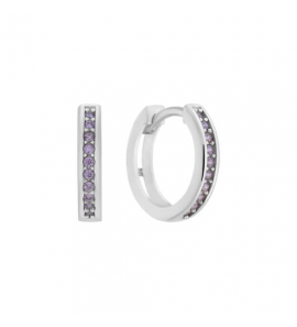 KLAPOORRINGEN 12MM - ZILVER - PAARS- CZ - 3240863