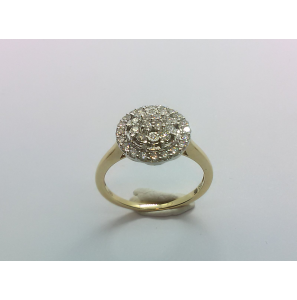 Goud dames ring antourage met 0.50 crt WE-SI - 3240887
