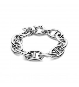 armband marine 15,5 mm 20 + 2,5 cm met groot springslot - 3240925