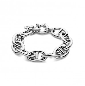 armband marine 15,5 mm 20 + 2,5 cm met groot springslot - 3240925