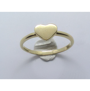Goud dames ring met hart - 3240962