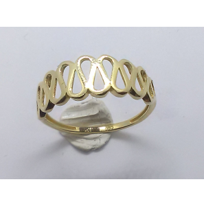 Goud dames ring fantasie - 3240964