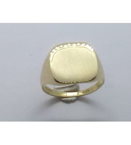 Goud monogram ring - 3240970