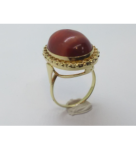 Goud dames ring met Agaat - 3241156