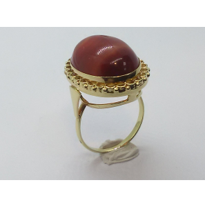 Goud dames ring met Agaat - 3241156