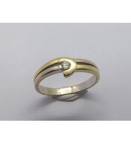 Goud dames ring met diam. 0.10  P1-mz - 3241170