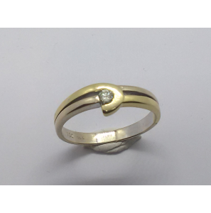 Goud dames ring met diam. 0.10  P1-mz - 3241170