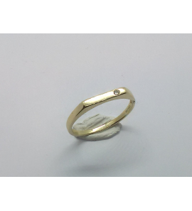 Goud dames ring met 0.02 crt. SI/W - 3241180