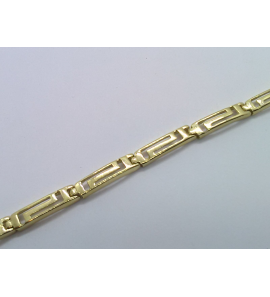 Goud armband meander 3.3 mm 18.5 cm - 3241184