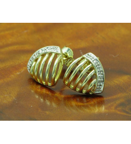 Goud oorknop met  diam. 0.03 8/8 - 3241187