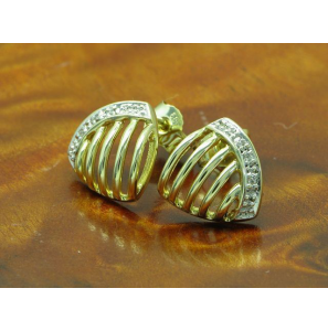 Goud oorknop met  diam. 0.03 8/8 - 3241187