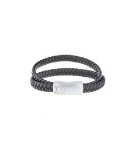 Aze Juwels armband Double Flat String Brown 21 cm - 3241197