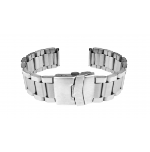 Horlogeband metaal massief  staal 22 mm - 3241281