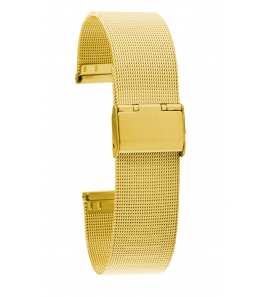 Horlogeband Milanees geel 18 mm - 3241284
