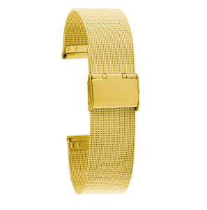 Horlogeband Milanees geel 18 mm - 3241284