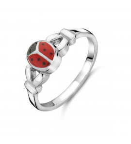 Zilver ring lieveheersbeestje mt. 14.5 - 3241323