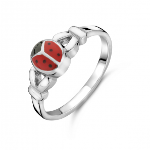 Zilver ring lieveheersbeestje mt. 14.5 - 3241323