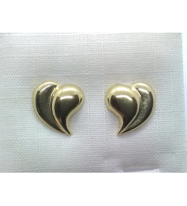 Goud hanger bicolour met diamant 0.02 - 3241334