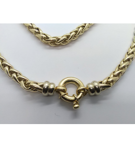 Goud collier palmier 5.25 mm 45 cm - 3241343