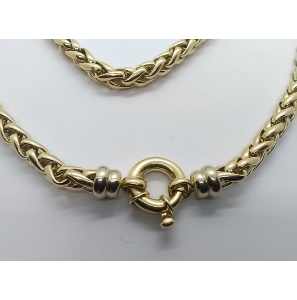 Goud collier palmier 5.25 mm 45 cm - 3241343