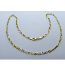 Goud collier fantasie 3.75 mm 50 cm - 3241346