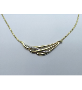 Goud choker  met 0.05 crt. diam 8/8 - 3241349